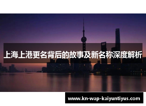 上海上港更名背后的故事及新名称深度解析
