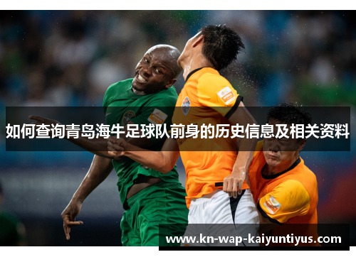 如何查询青岛海牛足球队前身的历史信息及相关资料